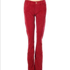 Banana Republic Red Skinny Corduroy Pants Size 27